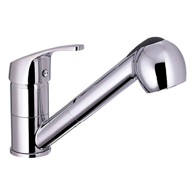 Bar mixer with hand shower