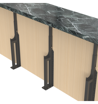 Steel counter structure