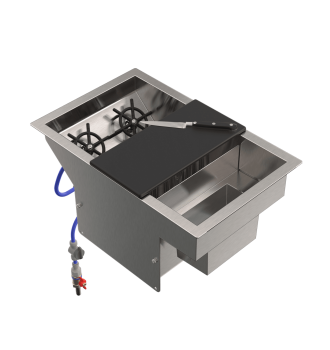 Cocktail sink with TVO