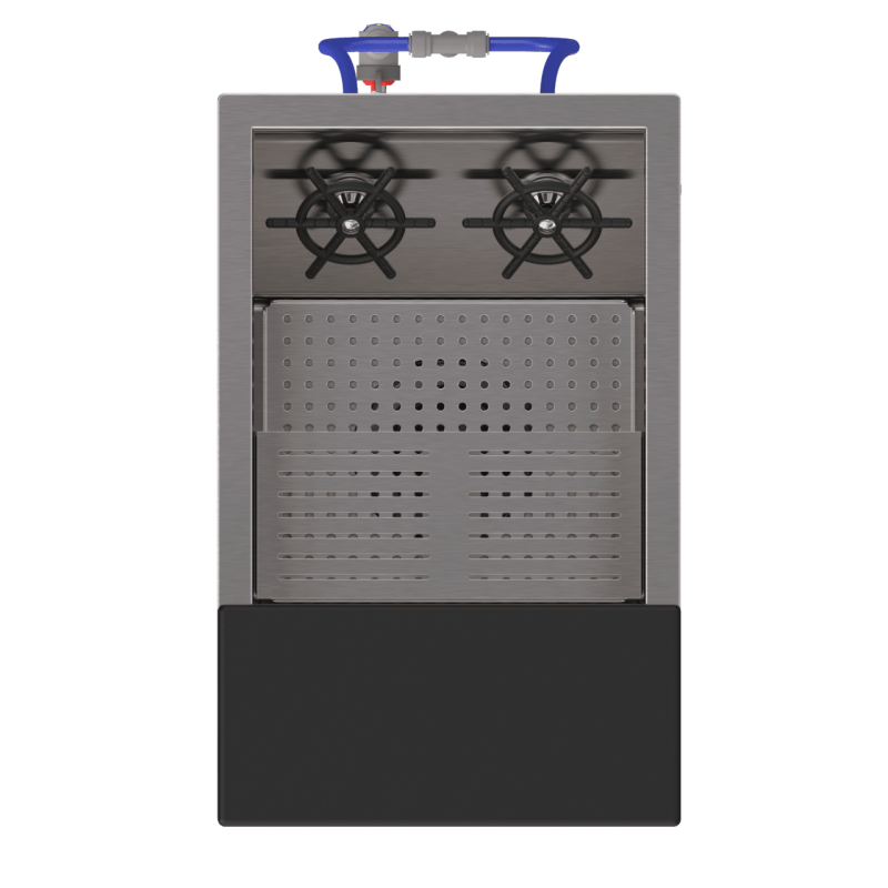 Cocktail sink with TVO