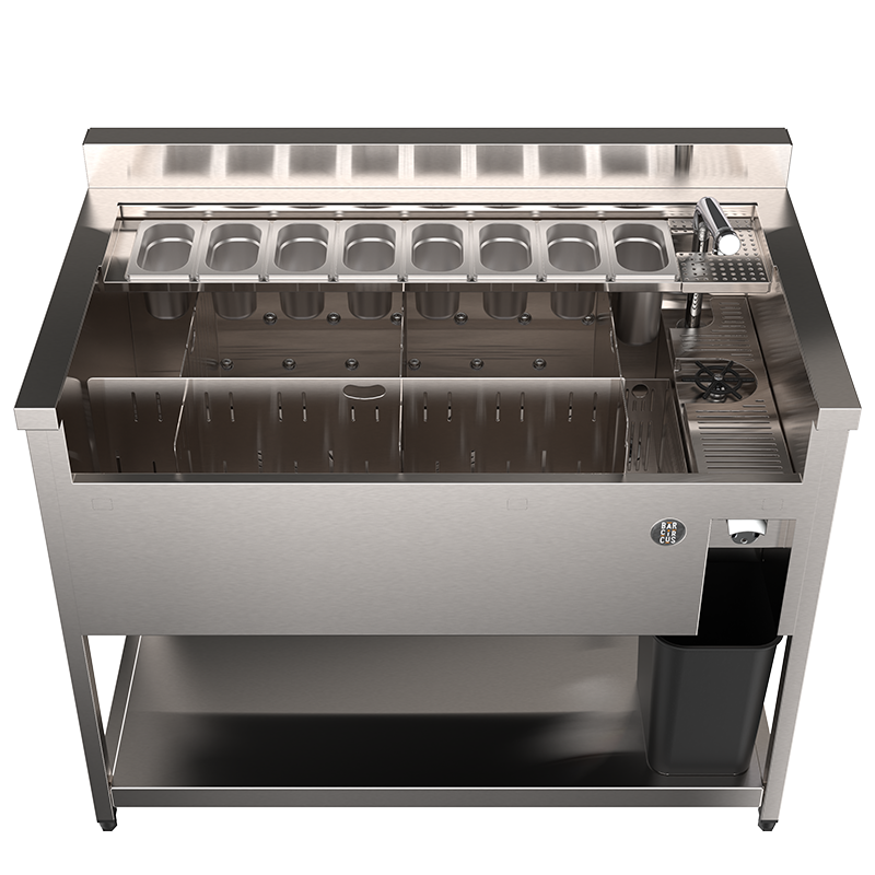 UNITY 165L cocktail station on legs