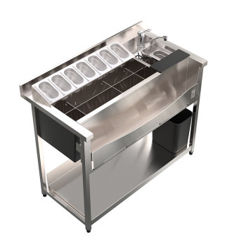 100L cocktail station on legs