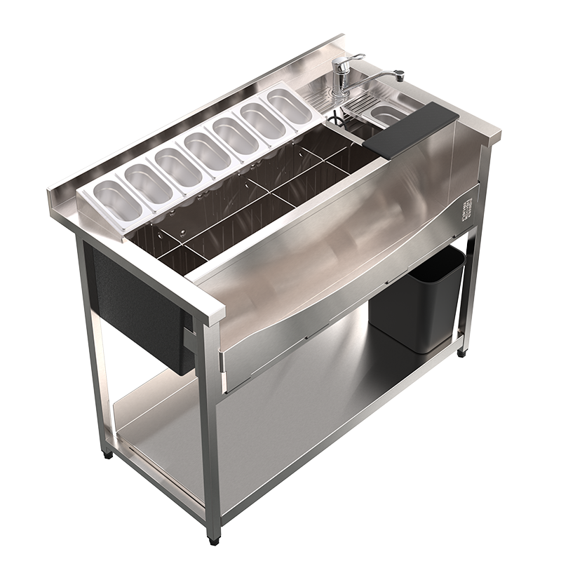 100L cocktail station on legs