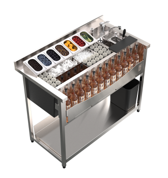 100L cocktail station on legs