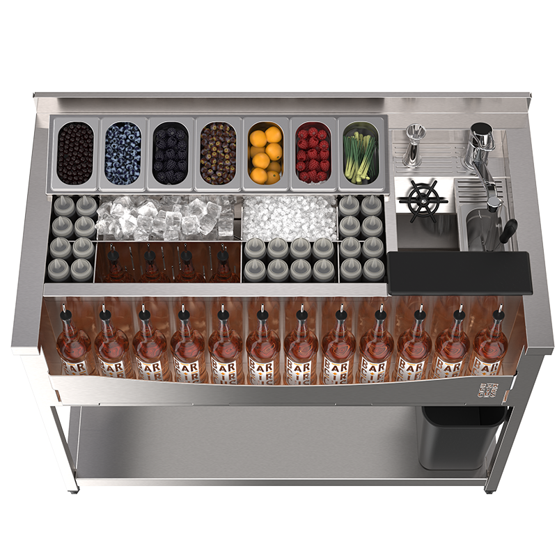 100L cocktail station on legs