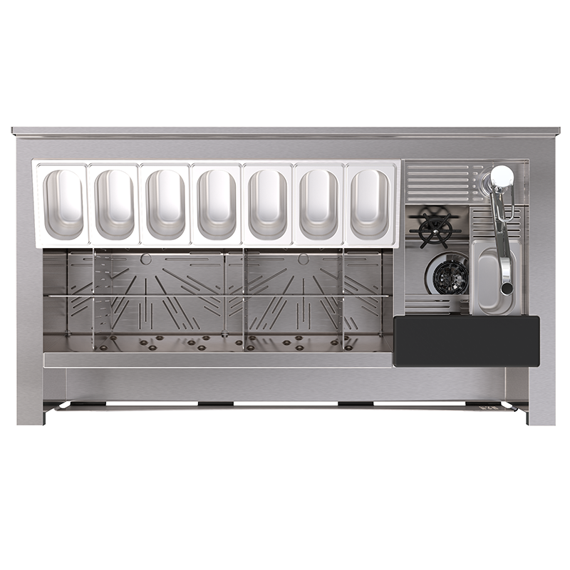 100L cocktail station on legs