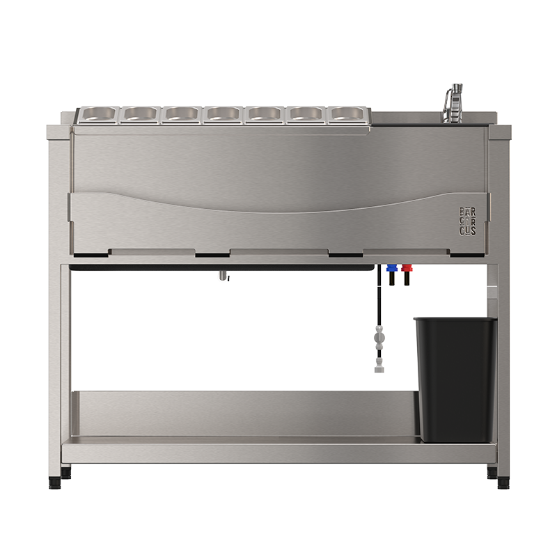 100L cocktail station on legs