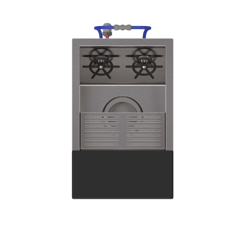 Cocktail sink with TAKE OUT divider