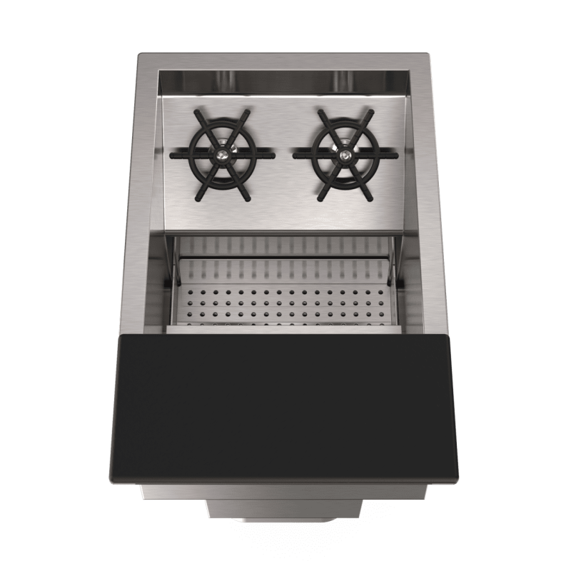 Sink cocktail rinse front shaker