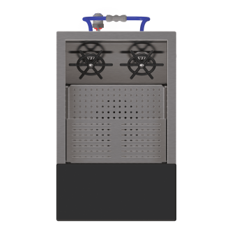 Sink cocktail rinse front shaker