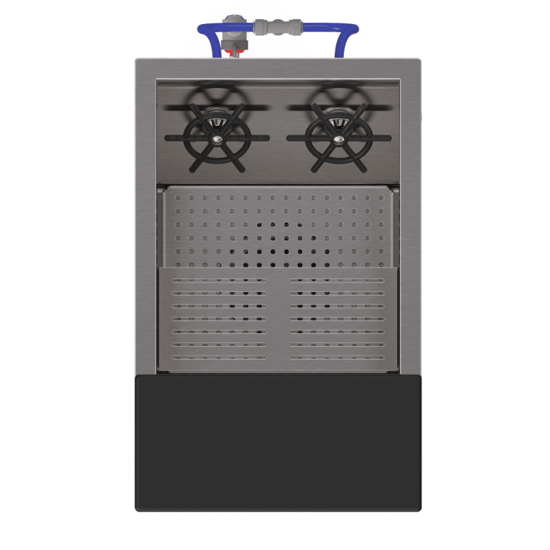 Sink cocktail rinse front shaker