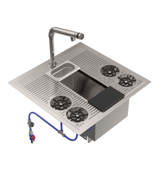 Shared cocktail sink