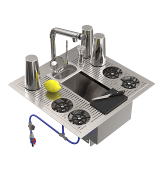 Shared cocktail sink