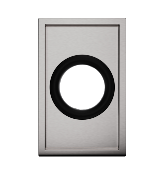 Trash chute with removable ring