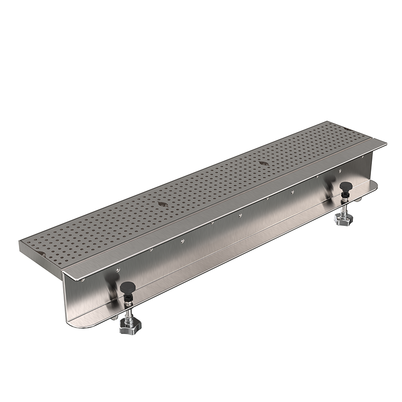 Cocktail preparation grid support at the counter