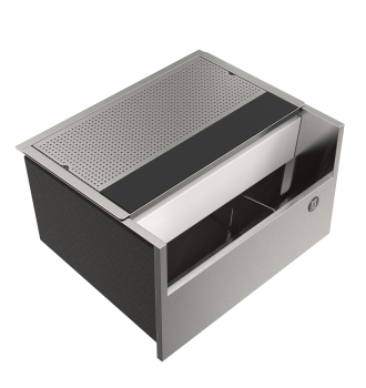 Preparation grid on icewell...