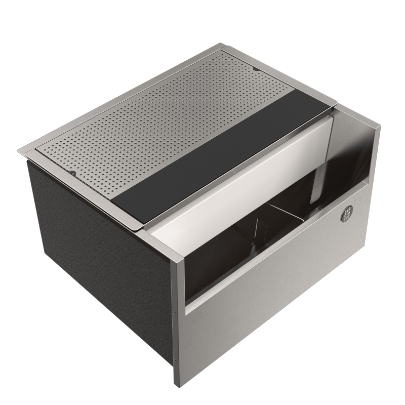 Preparation grid on icewell ice dispenser 117L