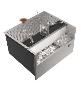 Preparation grid on icewell ice dispenser 117L