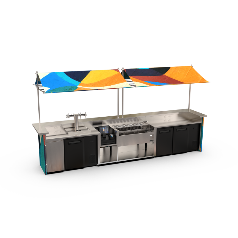 Mobile bar Canope