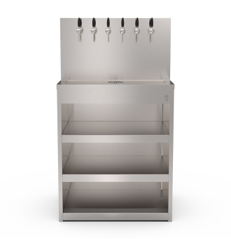 Beer Wall Furniture 6 taps with shelves