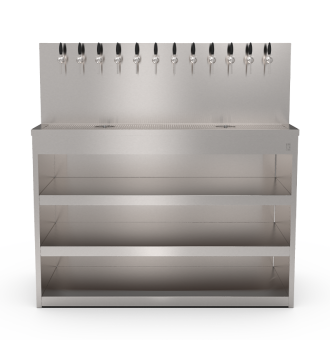 Beer Wall furniture with 12 taps and shelves