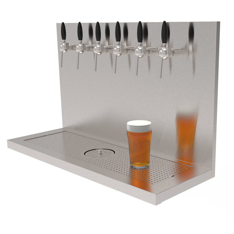 Plateau Beer Wall 6 taps to install