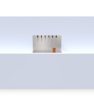 Plateau Beer Wall 6 taps to install