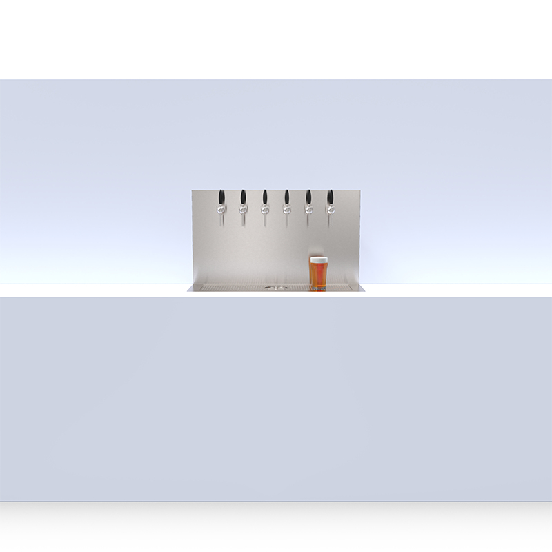 Plateau Beer Wall 6 taps to install