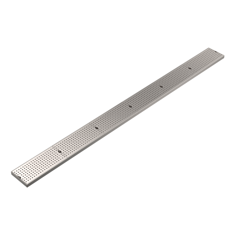 Grille de préparation 1500mm avec évacuation