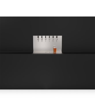 Plateau Beer Wall 6 built-in taps