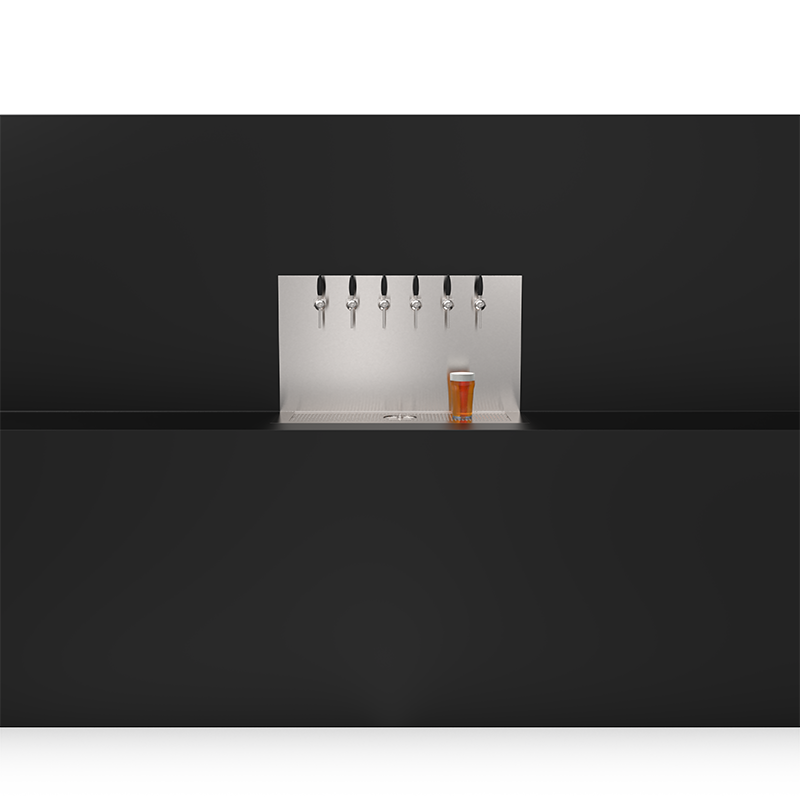 Plateau Beer Wall 6 built-in taps
