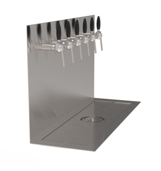 Plateau Beer Wall 6 built-in taps