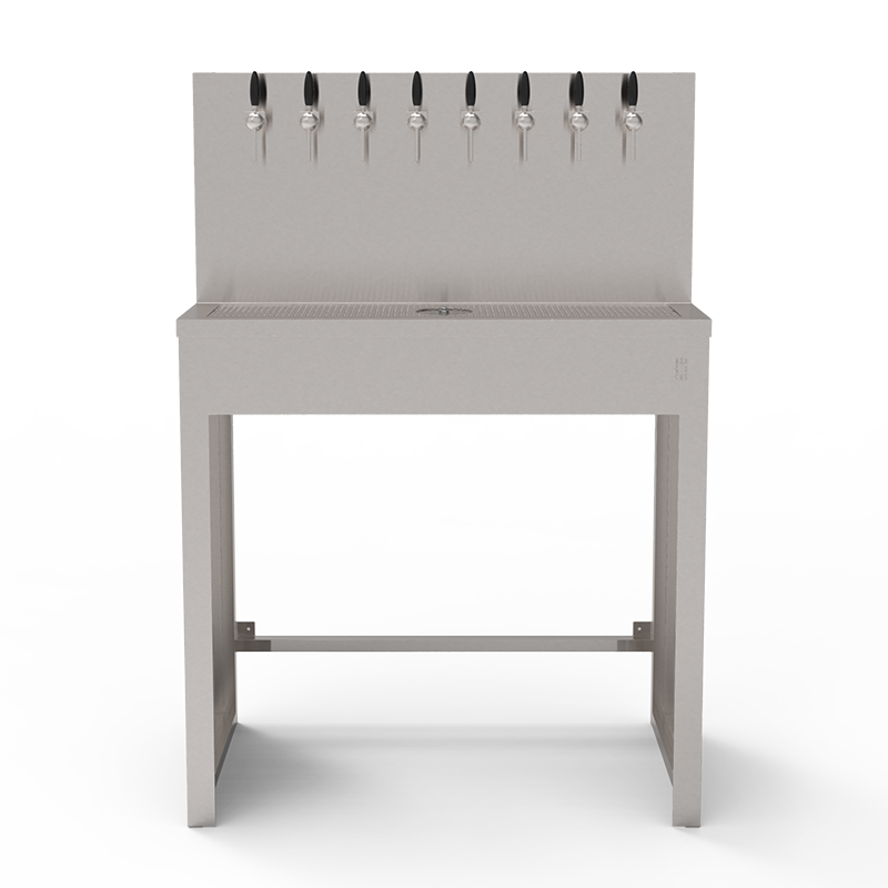 Beer Wall furniture with 8 taps and space for refrigeration