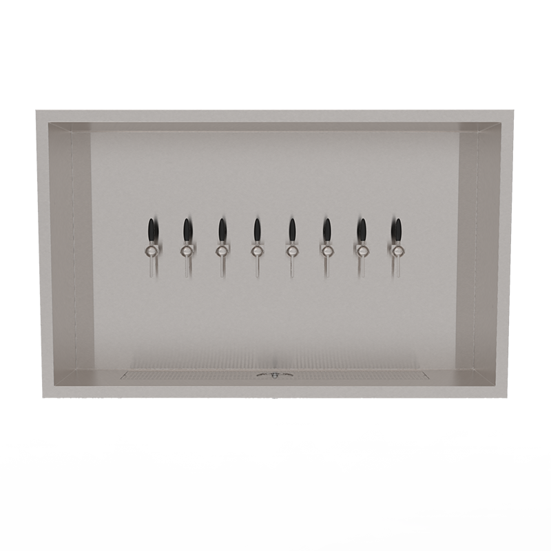 Beer Wall 8 taps for wall mounting