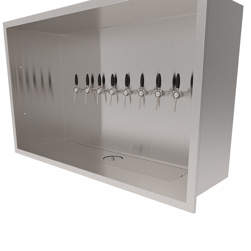 Beer Wall 8 taps for wall mounting