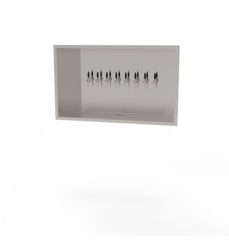 Beer Wall 8 taps for wall mounting