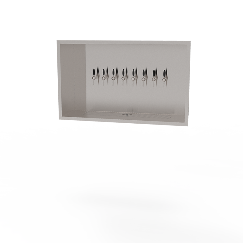 Beer Wall 8 taps for wall mounting