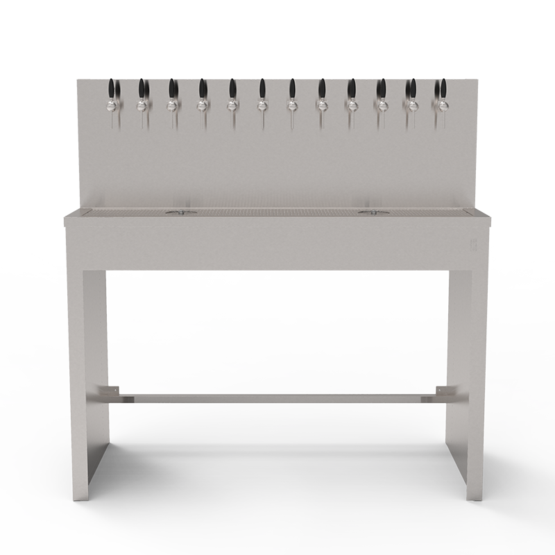 Beer Wall furniture with 12 taps and space for a refrigerator