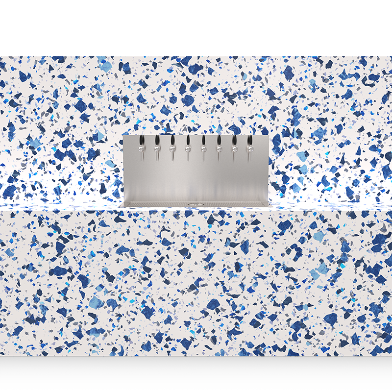 Plateau Beer Wall 8 built-in taps