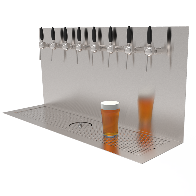 Plateau Beer Wall 8 built-in taps