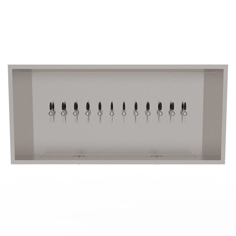 Beer Wall 12 taps for wall mounting