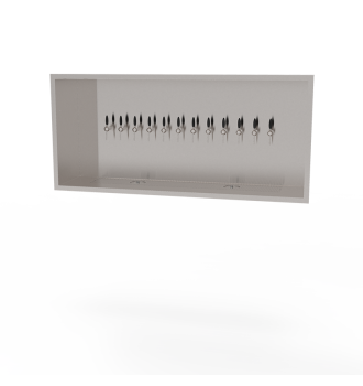 Beer Wall 12 taps for wall mounting