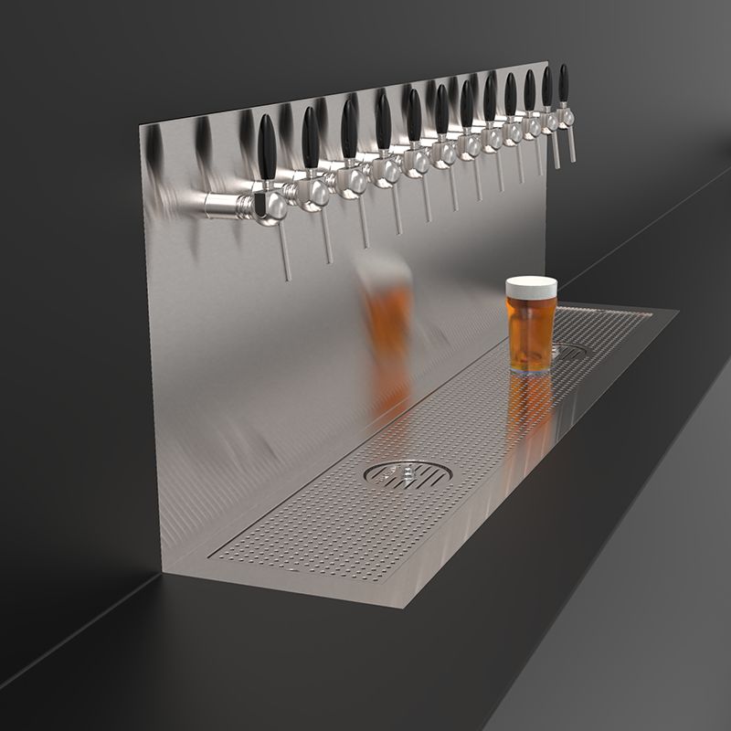 Plateau Beer Wall 12 taps to install