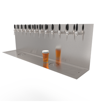 Plateau Beer Wall 12 built-in taps