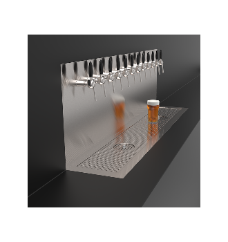 Plateau Beer Wall 12 built-in taps