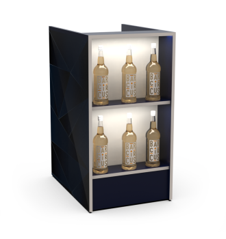 Colonne bar event blanche
