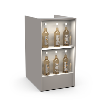 White bar event column