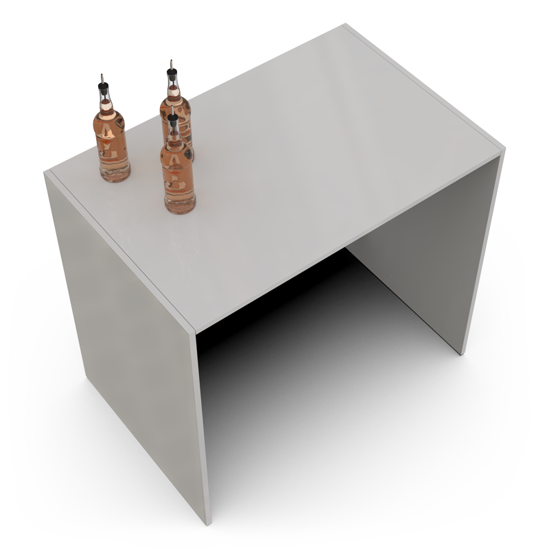 White bar counter event