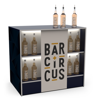 Comptoir de bar event blanc