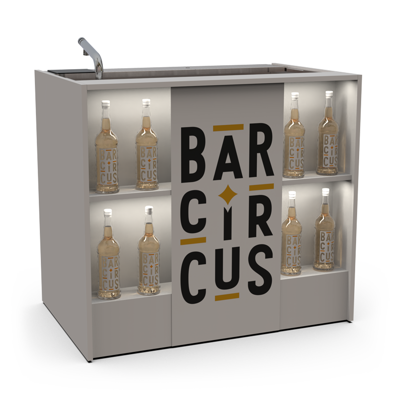 Essential White Event Bar Station